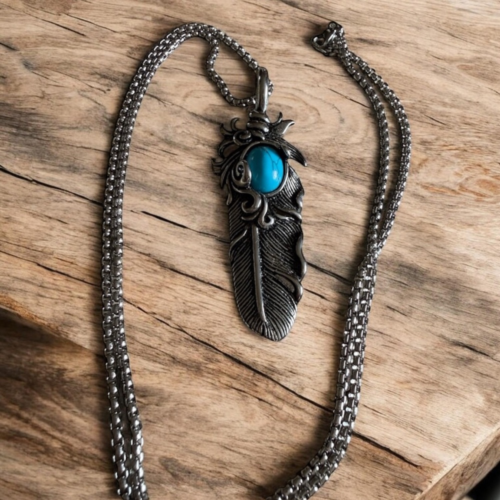 Mendel stainless pendant/chain